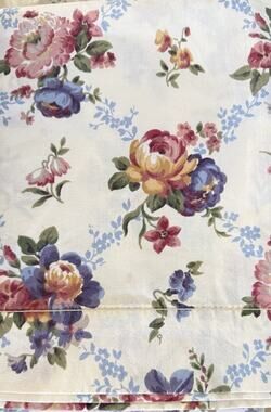 Vintage Spring Made 3-Piece Twin Size Sheet Set Cottage Core Extra Pillowcase